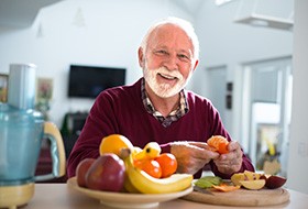 With dentures, you can enjoy a healthier diet