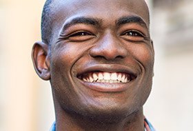 Young man with healthy smile