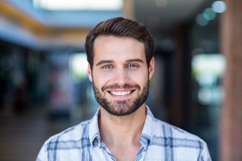 person with nice teeth smiling